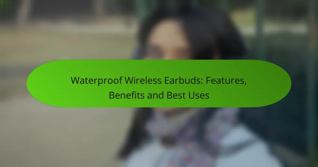 Waterproof Wireless Earbuds: Features, Benefits and Best Uses